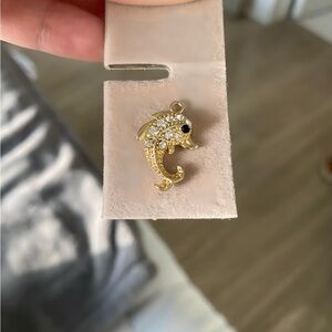 Vintage Gold Dolphin Pendant